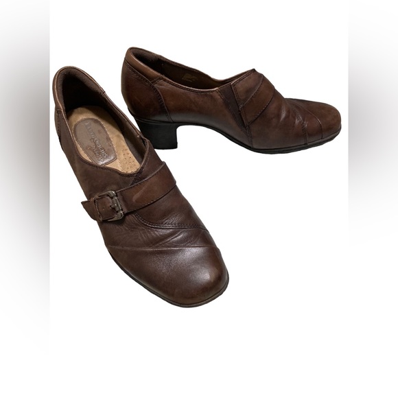 Earth Origins by Earth Leather Upper Buckle slip On Shoe Size 10 M - Picture 5 of 11